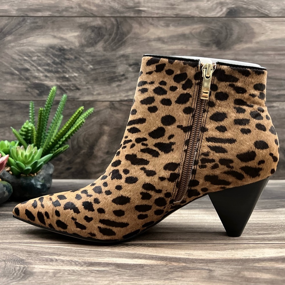 NIB Franco Sarto Delighted2 Cone Kitten Heel Ankle Bootie - Picture 7 of 13